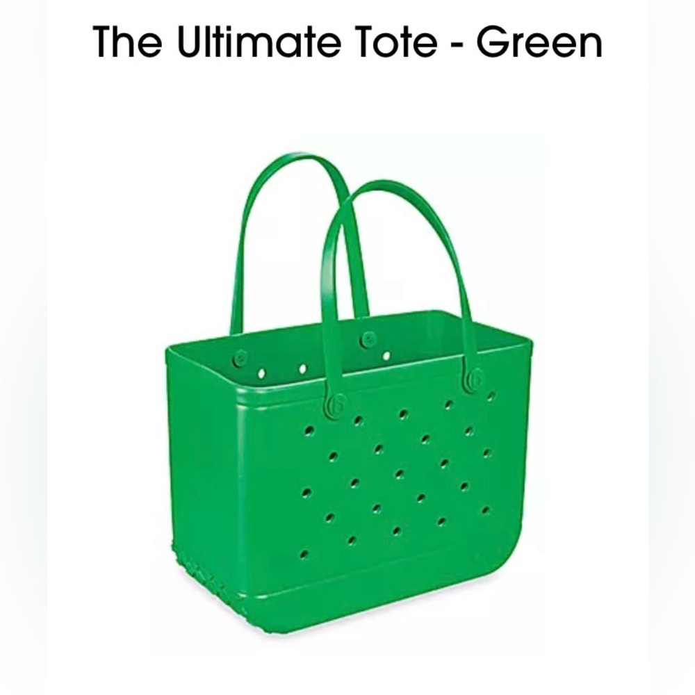 NWT Original Bogg Bag Green Tote Approx. 19" x 15" x 9.5”
